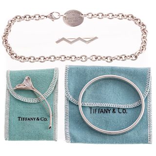 A Collection of Ladies Tiffany & Co Silver Jewelry