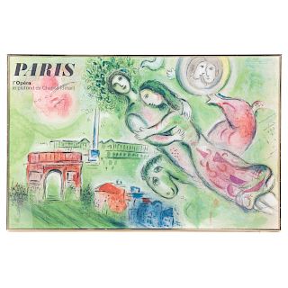 After Marc Chagall. Paris, L'Opera