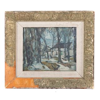 Marion R. Bullard. Snowy Landscape