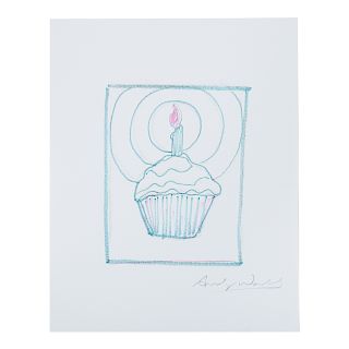 Andy Warhol. Cupcake Candle