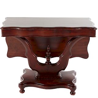 American Late Classical Card Table