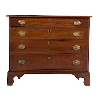 American Chippendale Cherry Chest