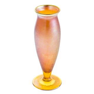 Iridescent Opalescent Glass Vase