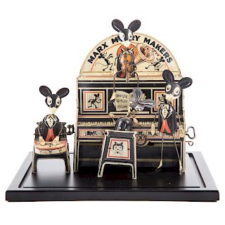 Marx Tin Windup Merry Makers Mouse Band