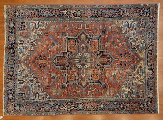Semi-Antique Heriz Rug, Persia, 7.10 x 11