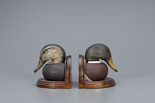 Black Duck and Mallard Bookends, Ken Anger (1904-1983)
