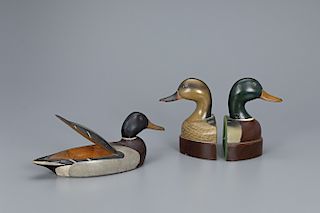 Bookends and Desk Box, Wildfowler Decoys (1939-1957)