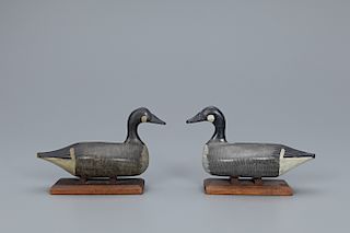 Two Miniature Geese, Robert "Bob" McGaw (1879-1958)