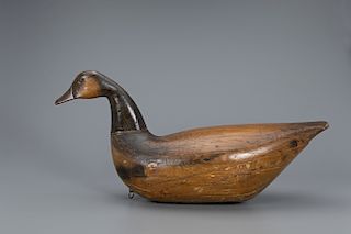 Hollow Swimming Goose Decoy, George Washington O'Neal (1869-1949)
