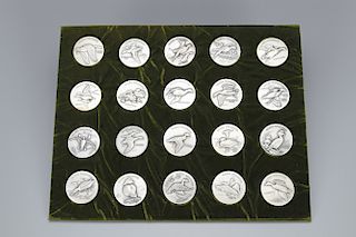 Set of Twenty-Five Collector Coins, Ducks Unlimited