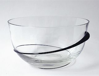 Rare Rosenthal Studio Linie Crystal Art Glass Bowl