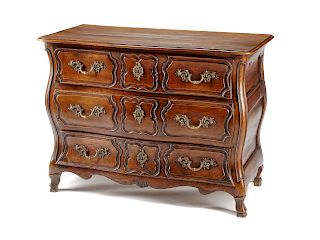 A French Provincial Bombe Commode