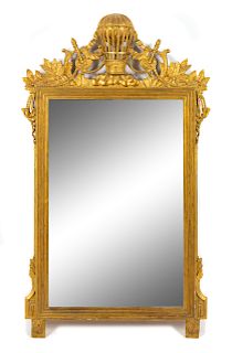 An Italian Giltwood Mirror 