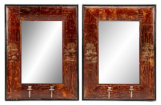 A Pair of Portuguese Style Girandole Mirrors