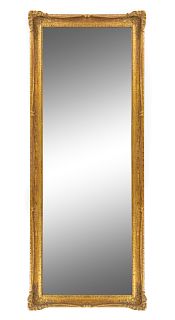 A Rococo Style Gilt Gesso Overmantel Mirror