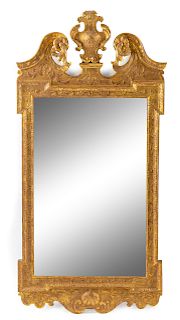 A George II Gilt Gesso Mirror
