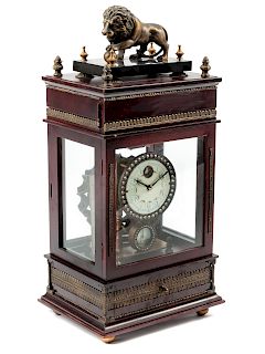 An English Mahogany Mantel Clock