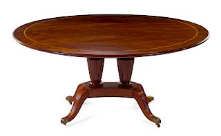 A Regency Style Mahogany Center Table