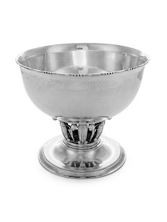 A Danish Silver Centerpiece Bowl