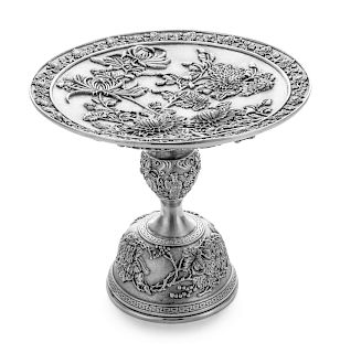 A Chinese Export Silver Tazza
