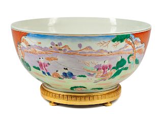 A Large Chinese Porcelain Bowl 