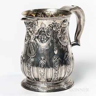 George II Sterling Silver Pitcher