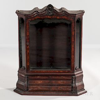 Inlaid Mahogany Table Cabinet