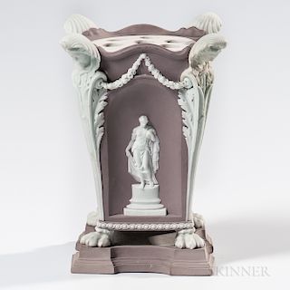 Wedgwood Lilac Jasper Dip Bough Pot and Cover