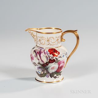 Hand-painted Paris Porcelain Pitcher