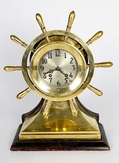 Chelsea Ship's Wheel Bell Clock