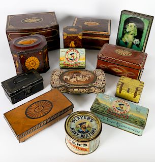 Collection of 13 19th century Advertising Tins