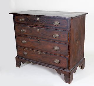American Chippendale Grain Decorated Chest of Drawers