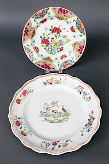 Two Chinese Export Porcelain Shallow Bowls