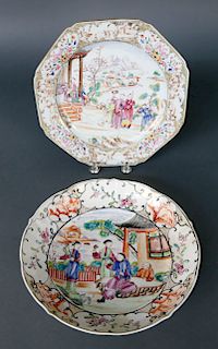 Chinese Porcelain Export Plate and Bowl