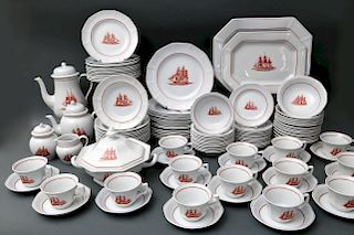 Wedgwood “Flying Cloud" 111 Piece Dinner Service