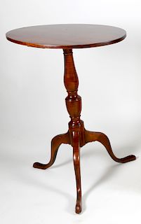 American Tiger Maple Candlestand