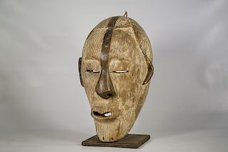 Songye Mask with Custom Stand 17"