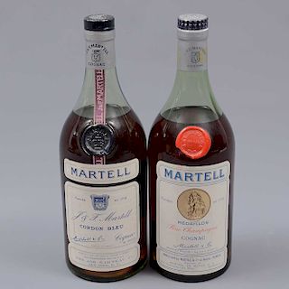 Martell. Cordon Bleu y Médaillon. Cognac. France. Total de piezas: 2.