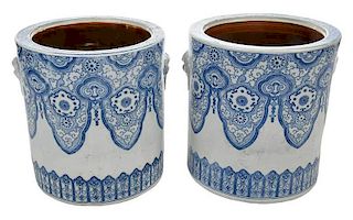 Pair of Chinese Cachepots