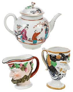 Three Pieces British Porcelain