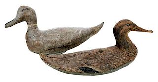 Two Fabric Duck Decoys
