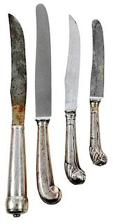 58 English Silver Knives