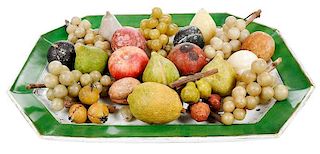 Group of Stone Fruit on Platter