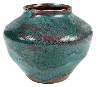 Jugtown Chinese Blue Vase
