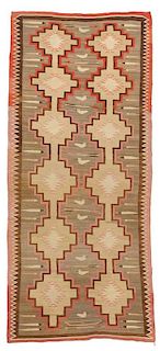 Large Southwestern Pictoral Trading Post Weaving