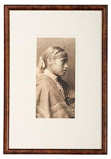 Edward Curtis (American, 1868-1952) Signed Platinum Photograph Sigesh 