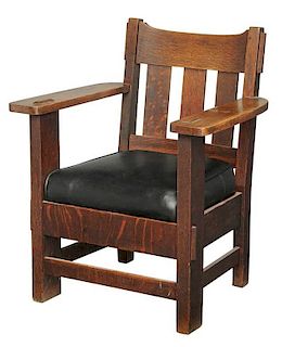 Charles Stickley Arts and Crafts Armchair