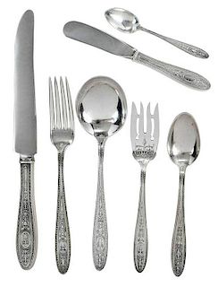 Wedgwood Sterling Flatware, 109 Pieces