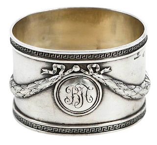 Faberg‚ Russian Silver Napkin Ring
