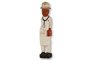 Baule Medical Colonial Figure 13"